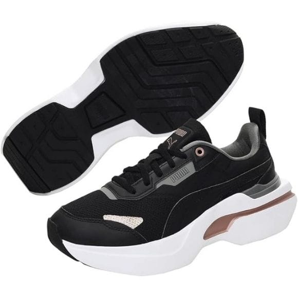 Puma Kosmo Rider Metallic Wns Kadın Günlük Ayakkabı Siyah 38489201 (1)
