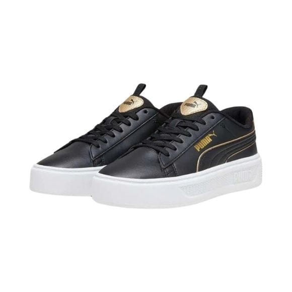 Puma Smash Platform V3 Pop Up 392504 Black- Gold-white (3)