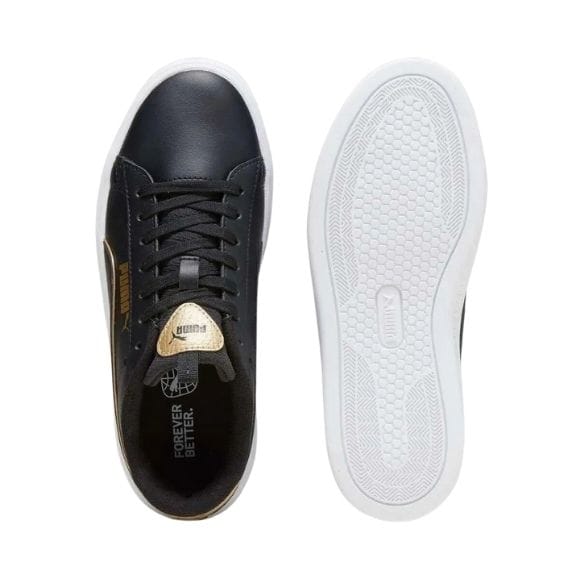 Puma Smash Platform V3 Pop Up 392504 Black- Gold-white (5)