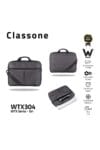 Classone Wtx304 Wtxpro serisi 15.6 Inch Uyumlu Su Geçirmez Kumaş Macbook, Laptop , Notebook El Çantası