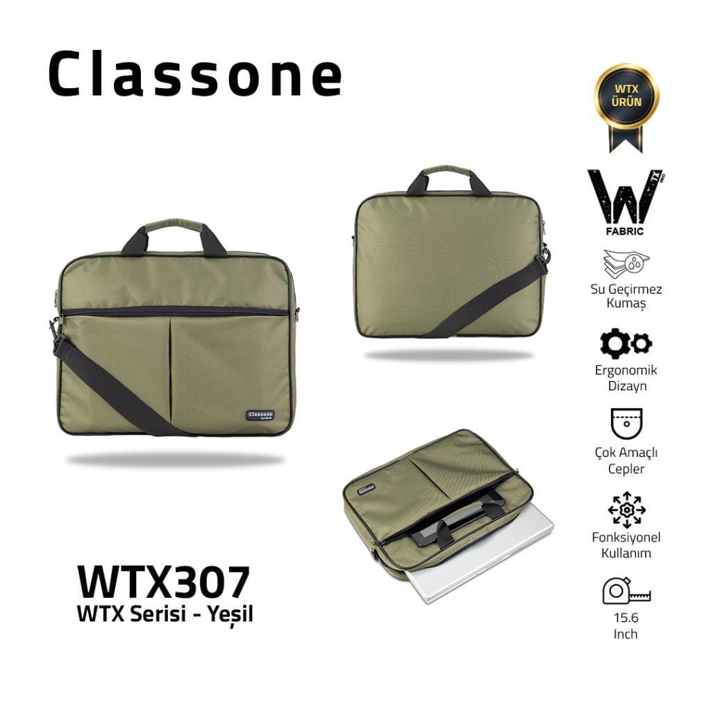 classone-wtx307-wtxpro-serisi-15-6-inch-uyumlu-su-gecirmez-kumas-macbook-laptop-notebook-el-cantasi-yesil-9660
